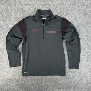 Nike Dri Fit Sweatshirt Size Small Red Black